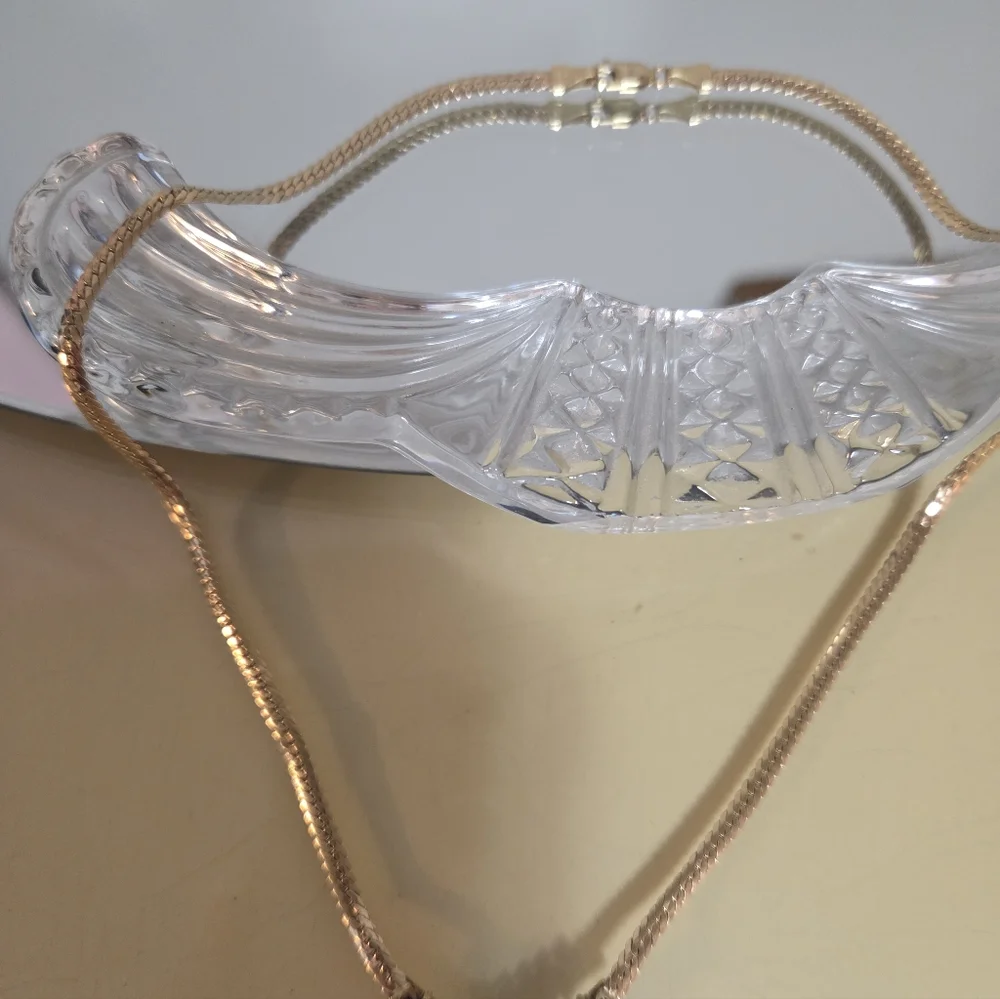 VINTAGE 1 CARAT DIAMOND NECKLACE WITH 14KT GOLD CHAIN - Picture 6 of 11